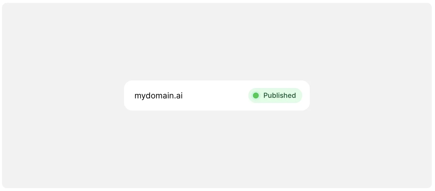 Connect your domain